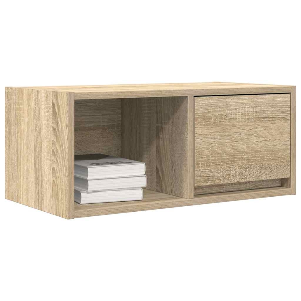 VidaXL Tv-meubelen 2 st 60x31x25,5 cm bewerkt hout sonoma eikenkleurig