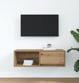 VidaXL Tv-meubel 80x31x25,5 cm bewerkt hout artisanaal eikenkleur