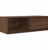 VidaXL Tv-meubel 80x31x25,5 cm bewerkt hout bruin eikenkleur