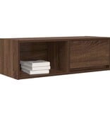 VidaXL Tv-meubel 80x31x25,5 cm bewerkt hout bruin eikenkleur