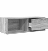 VidaXL Tv-meubelen 2 st 80x31x25,5 cm bewerkt hout grijs sonoma eiken