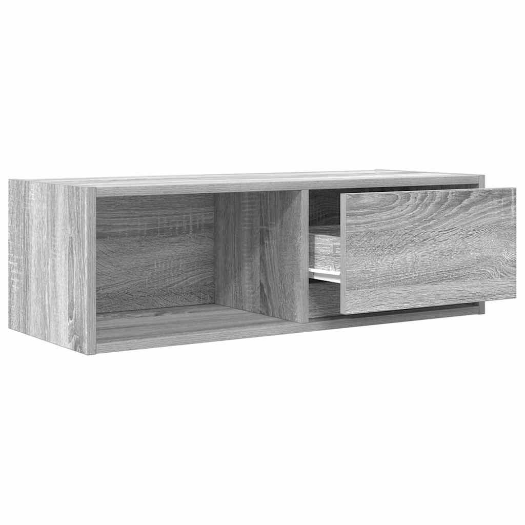 VidaXL Tv-meubelen 2 st 80x31x25,5 cm bewerkt hout grijs sonoma eiken
