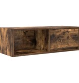 VidaXL Tv-meubel 80x31x25,5 cm bewerkt hout gerookt eikenkleurig