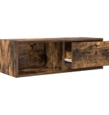 VidaXL Tv-meubel 80x31x25,5 cm bewerkt hout gerookt eikenkleurig