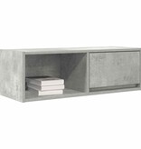 VidaXL Tv-meubels 2 st 80x31x25,5 cm bewerkt hout betongrijs