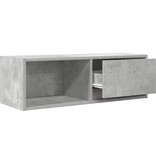 VidaXL Tv-meubel 80x31x25,5 cm bewerkt hout betongrijs