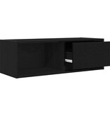 VidaXL Tv-kasten 2 st 80x31x25,5 cm spaanplaat zwart eikenkleurig