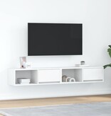 VidaXL Tv-meubelen 2 st 80x31x25,5 cm bewerkt hout wit