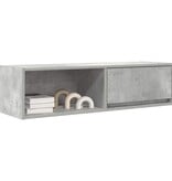 VidaXL Tv-meubelen 2 st 100x31x25,5 cm bewerkt hout betongrijs