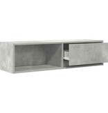 VidaXL Tv-meubelen 2 st 100x31x25,5 cm bewerkt hout betongrijs