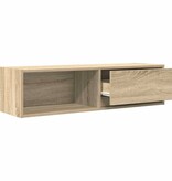 VidaXL Tv-meubel 100x31x25,5 cm bewerkt hout sonoma eikenkleurig