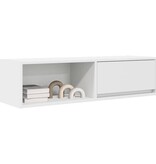 VidaXL Tv-meubelen 2 st 100x31x25,5 cm bewerkt hout wit