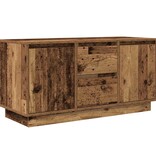 VidaXL Tv-meubel met LED-verlichting 100x41x50 cm oud houtkleurig