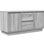 VidaXL Tv-meubel met LED-verlichting 100x41x50 cm grijs sonoma eiken