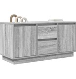 VidaXL Tv-meubel met LED-verlichting 100x41x50 cm grijs sonoma eiken