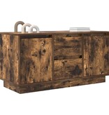 VidaXL Tv-meubel met LED-verlichting 100x41x50 cm gerookt eikenkleurig