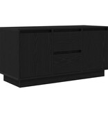 VidaXL Tv-meubel met LED-verlichting 100x41x50 cm zwart eikenkleurig