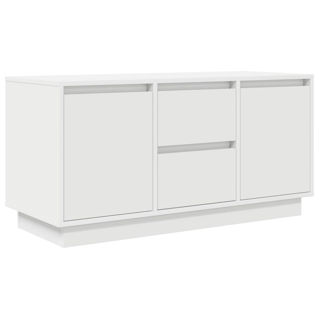 VidaXL Tv-meubel met LED-verlichting 100x41x50 cm wit