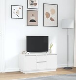 VidaXL Tv-meubel met LED-verlichting 100x41x50 cm wit