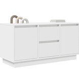VidaXL Tv-meubel met LED-verlichting 100x41x50 cm wit