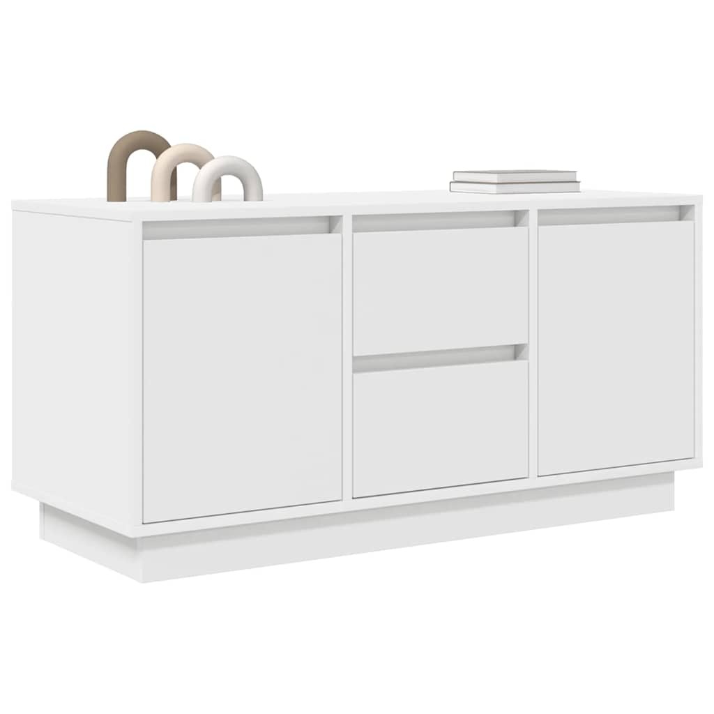VidaXL Tv-meubel met LED-verlichting 100x41x50 cm wit
