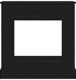 VidaXL Haardombouw 90x30x90 cm spaanplaat zwart eikenkleurig