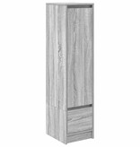 VidaXL Highboard 29,5x34x119,5 cm spaanplaat grijs sonoma