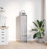 VidaXL Highboard 29,5x34x119,5 cm spaanplaat grijs sonoma