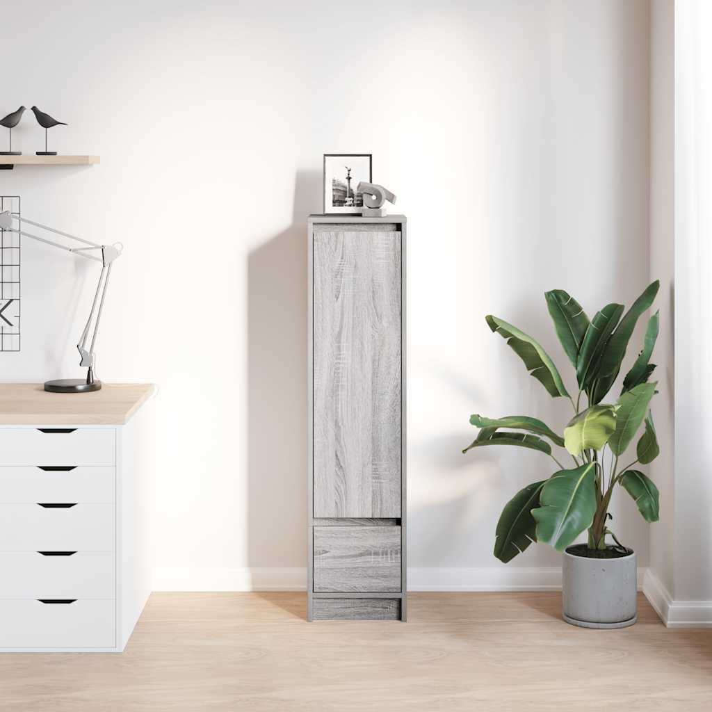 VidaXL Highboard 29,5x34x119,5 cm spaanplaat grijs sonoma
