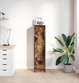 VidaXL Highboard 29,5x34x119,5 cm spaanplaat gerookt eikenkleurig