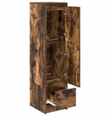 VidaXL Highboard 29,5x34x119,5 cm spaanplaat gerookt eikenkleurig