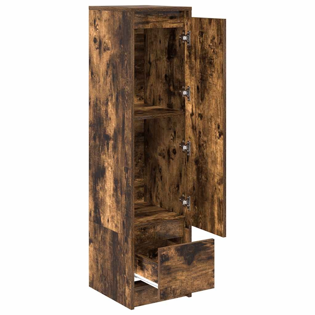 VidaXL Highboard 29,5x34x119,5 cm spaanplaat gerookt eikenkleurig