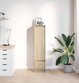 VidaXL Highboard 29,5x34x119,5 cm spaanplaat sonoma eikenkleurig