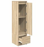 VidaXL Highboard 29,5x34x119,5 cm spaanplaat sonoma eikenkleurig