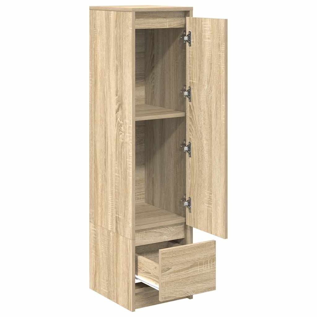 VidaXL Highboard 29,5x34x119,5 cm spaanplaat sonoma eikenkleurig