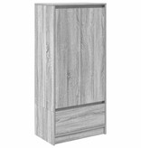 VidaXL Kast met lade 55,5x34x119,5 cm spaanplaat grijs Sonoma