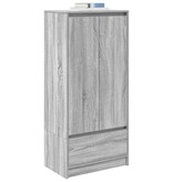 VidaXL Kast met lade 55,5x34x119,5 cm spaanplaat grijs Sonoma