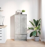 VidaXL Kast met lade 55,5x34x119,5 cm spaanplaat betongrijs