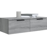 VidaXL Wandkast 68x30x20 cm bewerkt hout grijs sonoma eikenkleurig