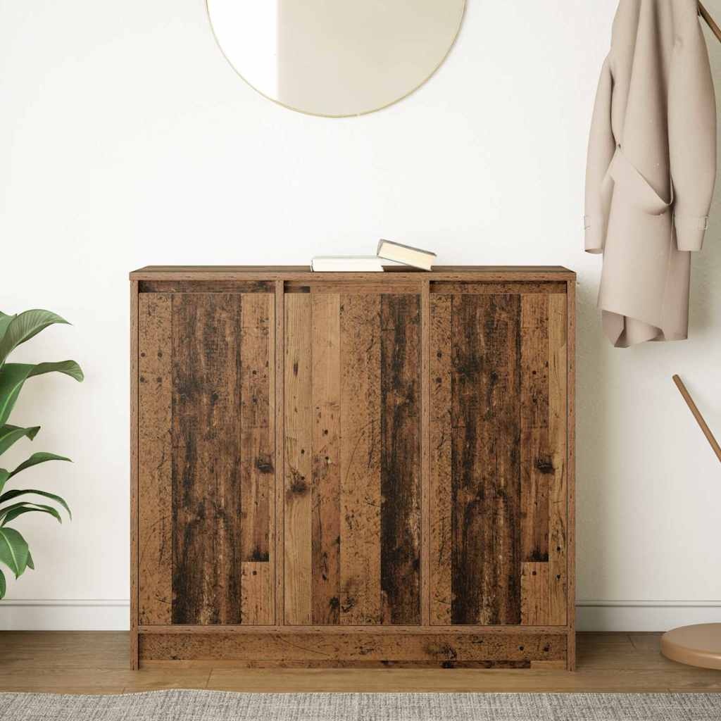 VidaXL Dressoir 85x34x76 cm spaanplaat oud hout