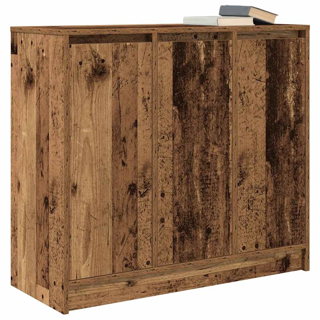 VidaXL Dressoir 85x34x76 cm spaanplaat oud hout