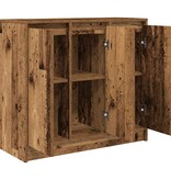 VidaXL Dressoir 85x34x76 cm spaanplaat oud hout