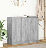 VidaXL Dressoir 85x34x76 cm spaanplaat grijs sonoma
