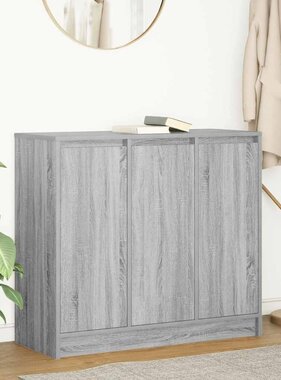 VidaXL Dressoir 85x34x76 cm spaanplaat grijs sonoma