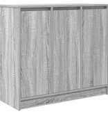 VidaXL Dressoir 85x34x76 cm spaanplaat grijs sonoma