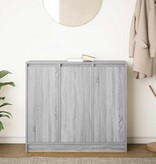 VidaXL Dressoir 85x34x76 cm spaanplaat grijs sonoma