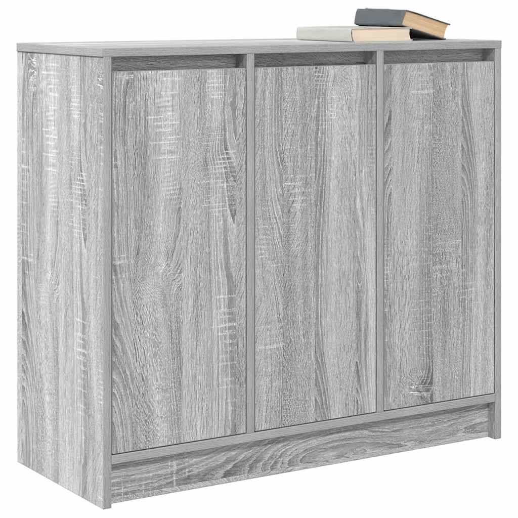 VidaXL Dressoir 85x34x76 cm spaanplaat grijs sonoma