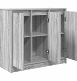VidaXL Dressoir 85x34x76 cm spaanplaat grijs sonoma