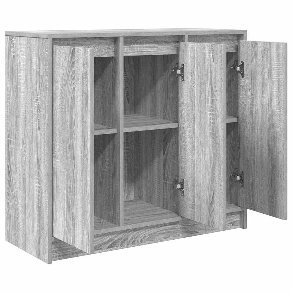 VidaXL Dressoir 85x34x76 cm spaanplaat grijs sonoma