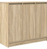VidaXL Dressoir 85x34x76 cm spaanplaat Sonoma eikenkleurig
